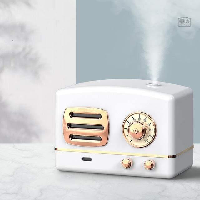 Diffuseur d'arômes et humidificateur rétro radio