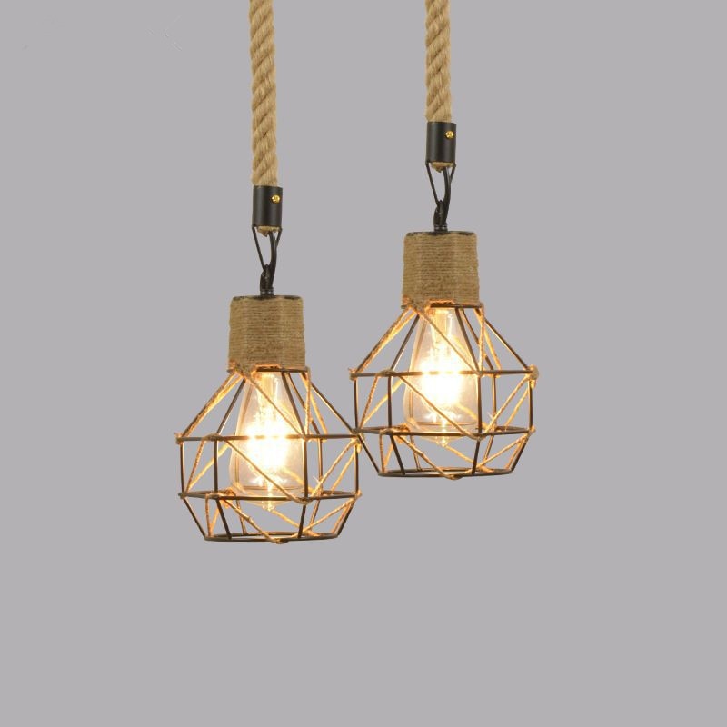 Hanglamp van touw