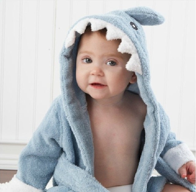 Animal lovers bathrobes | Cuddly hood made of soft cotton for toddlers