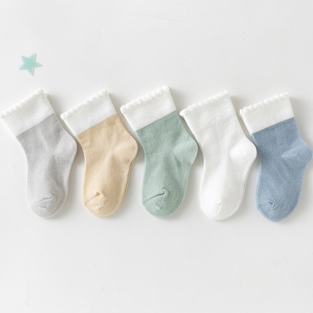 Cotton Socks - Colour variety 5 pack