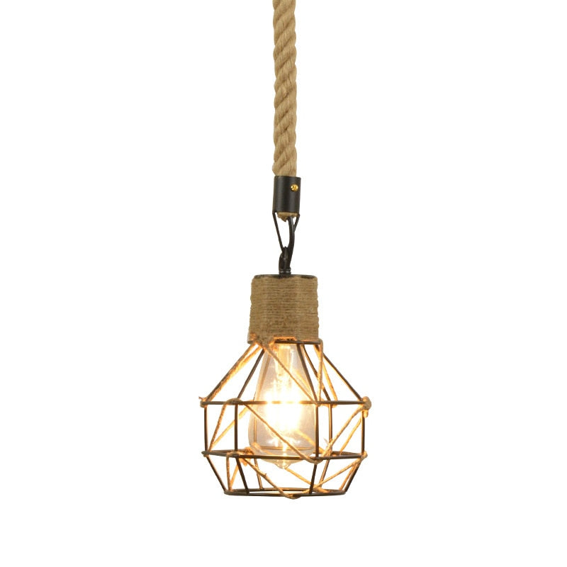 Hanglamp van touw