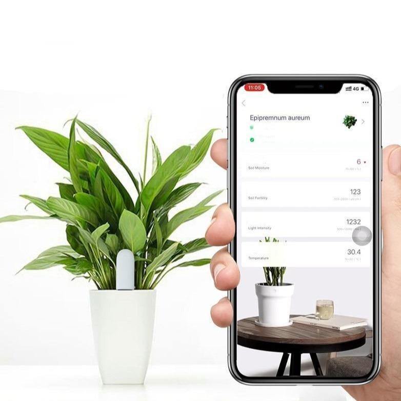 Medidor de agua y sensor de salud inteligente para plantas