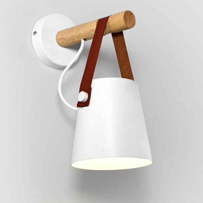 Wooden Nordic Hanging Wall Lamp