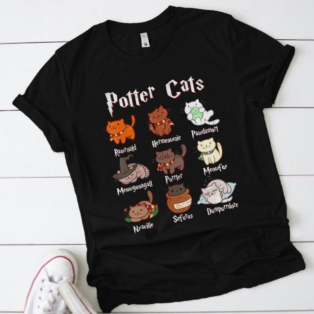 Potter Cat T-shirt