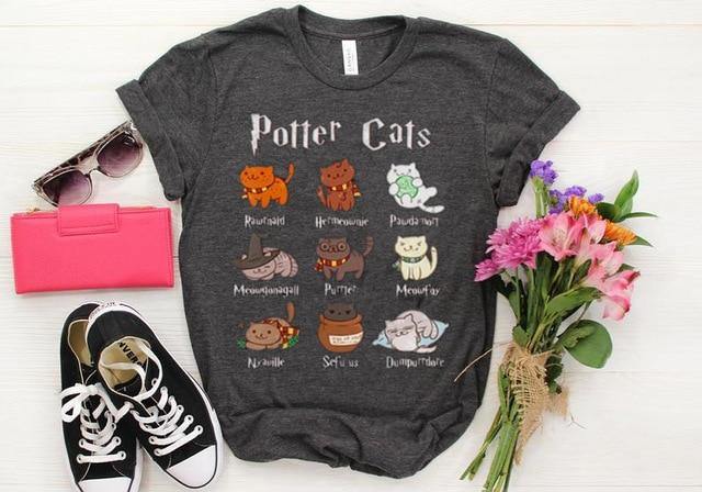 Potter-Katzen-T-Shirt