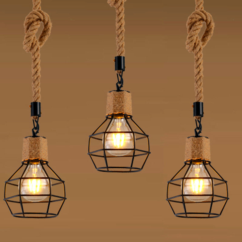 Hanglamp van touw