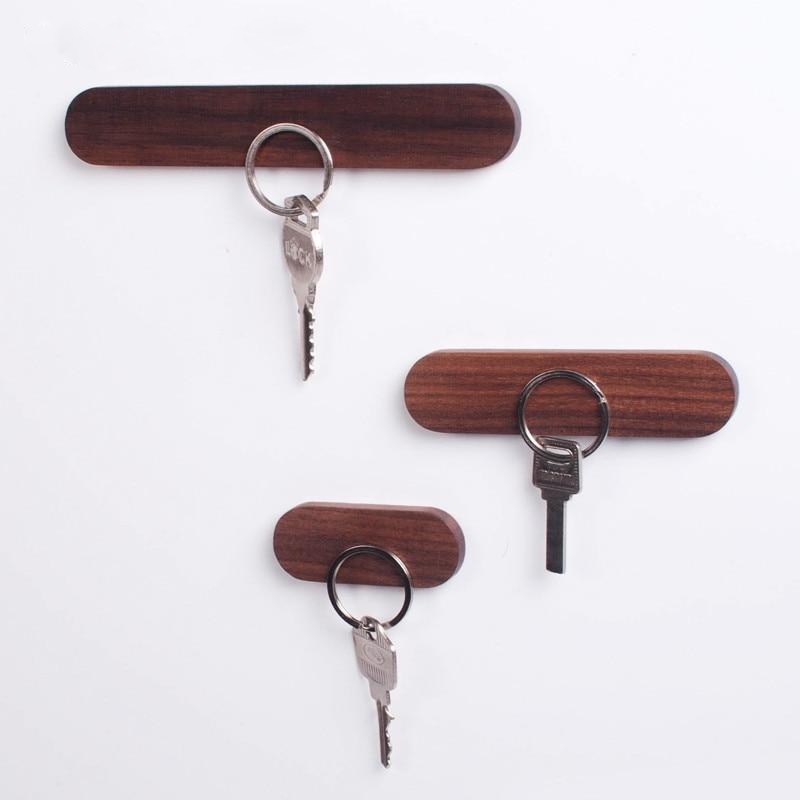 Taavita Magnetic Wooden Key Holder Wall Organizer