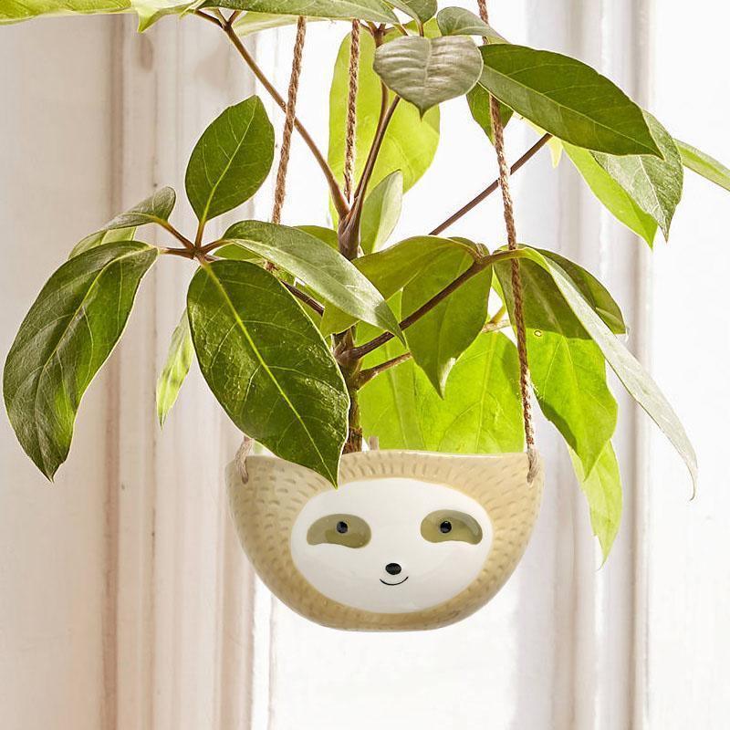 Sloth Keramisk Hängande Suckulent Planter