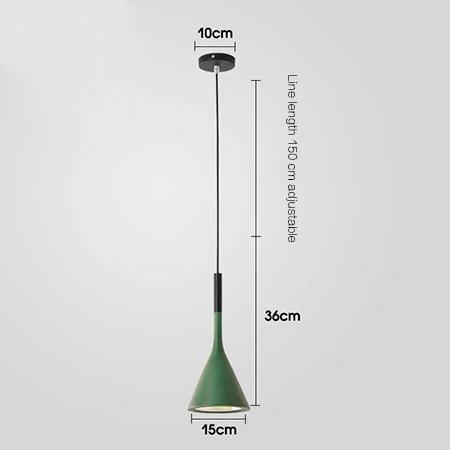 Luminaires suspendus en forme de cône nordique