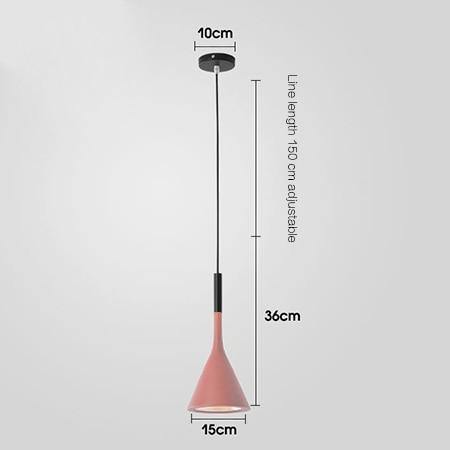 Luminaires suspendus en forme de cône nordique