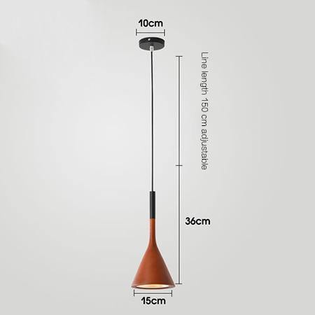 Luminaires suspendus en forme de cône nordique