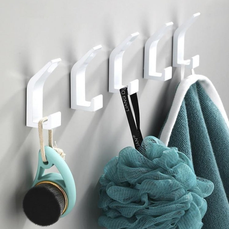 Black & White Aluminum Wall Hooks Decorative