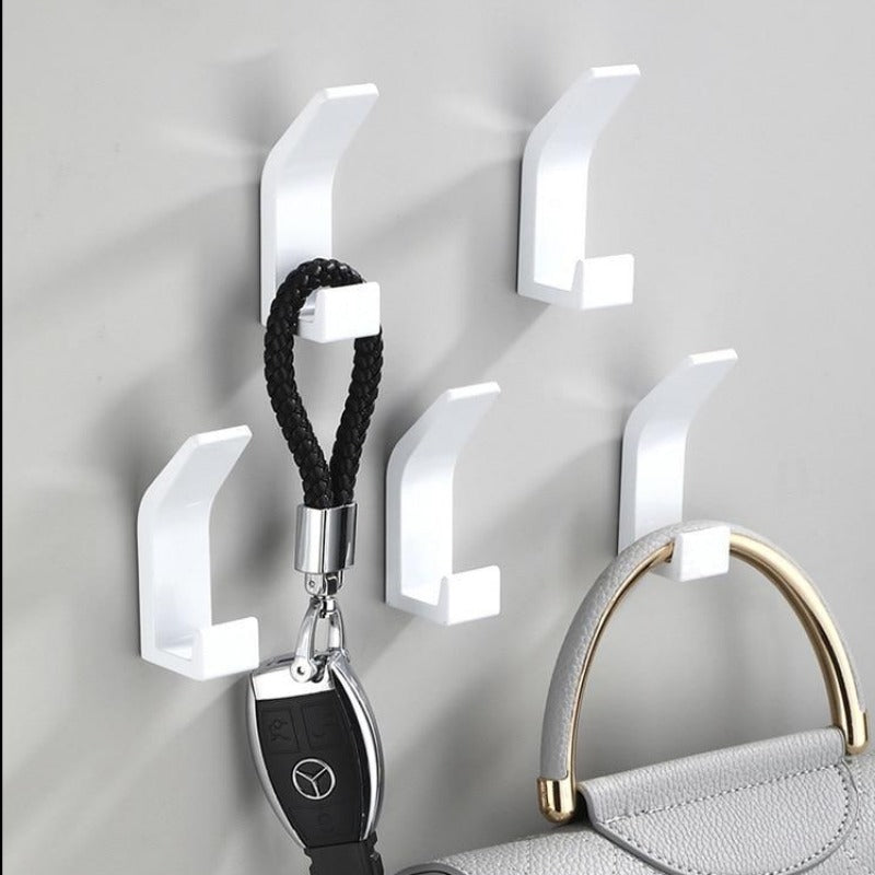 Black & White Aluminum Wall Hooks Decorative