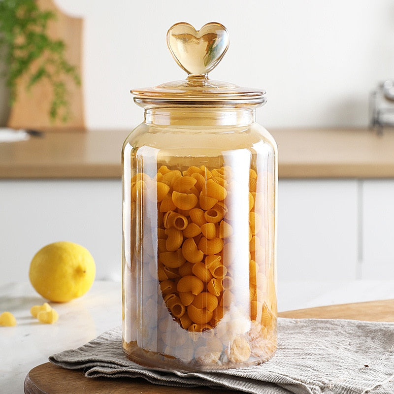 Farmhouse Airtight Glass Storage Container Jars