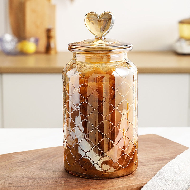 Farmhouse Airtight Glass Storage Container Jars