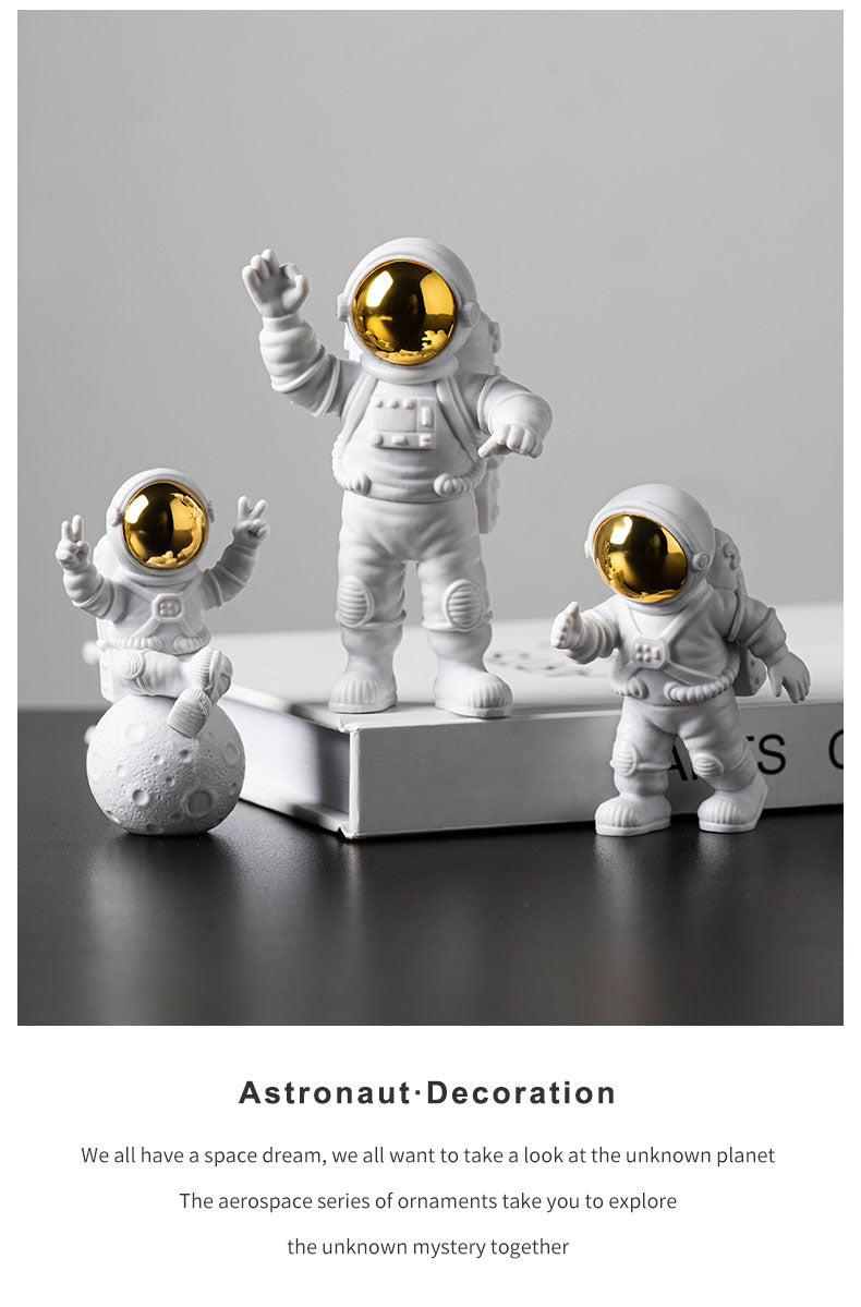 Set Decorativo Astronauta e Luna