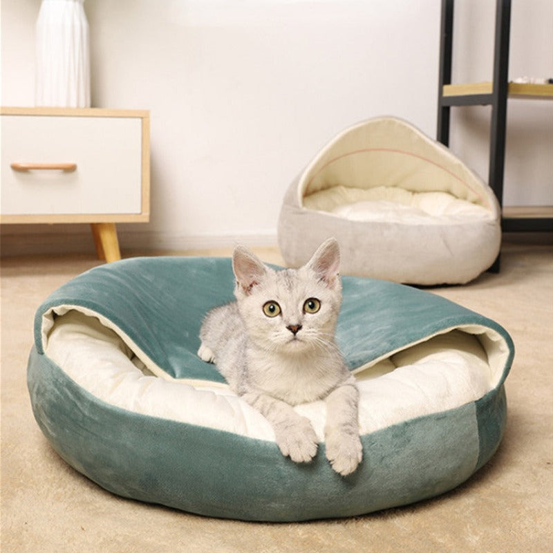 Gezellige Ronde Kalmerende Kattenhol Bed