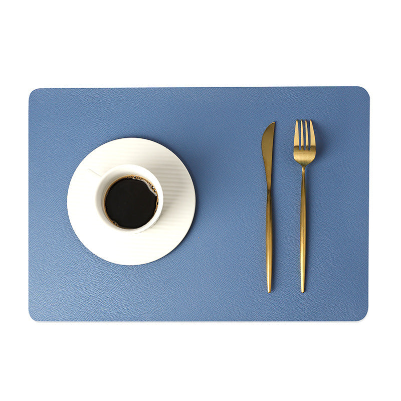 Moderne rechthoekige waterdichte PU leren placemats