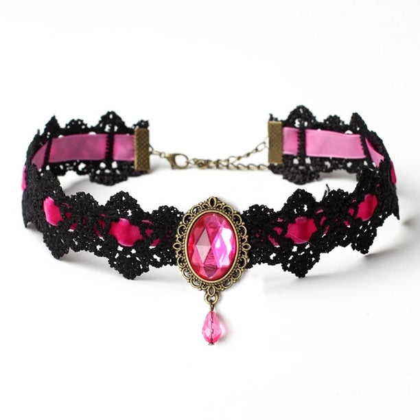 Gothic Lace Choker