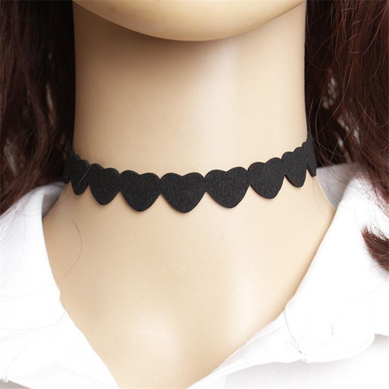 Černé srdce Choker