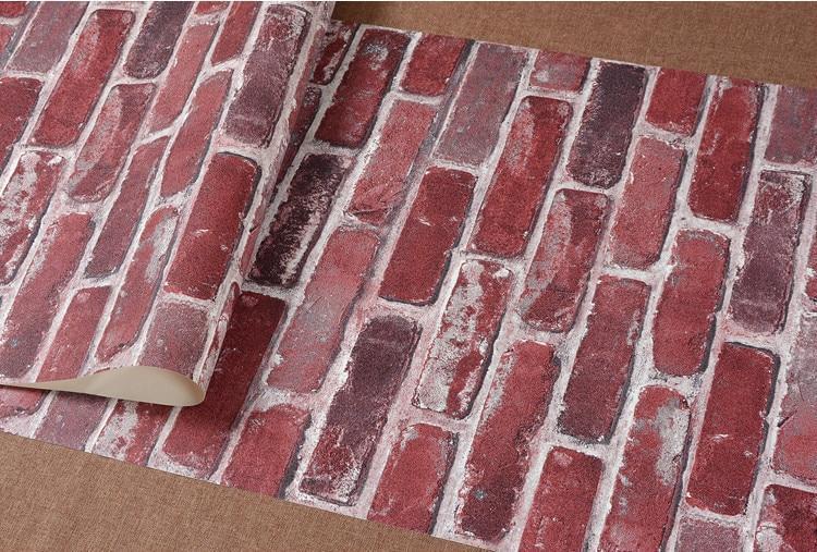 Carter Rustic Brick Wallpaper Roll