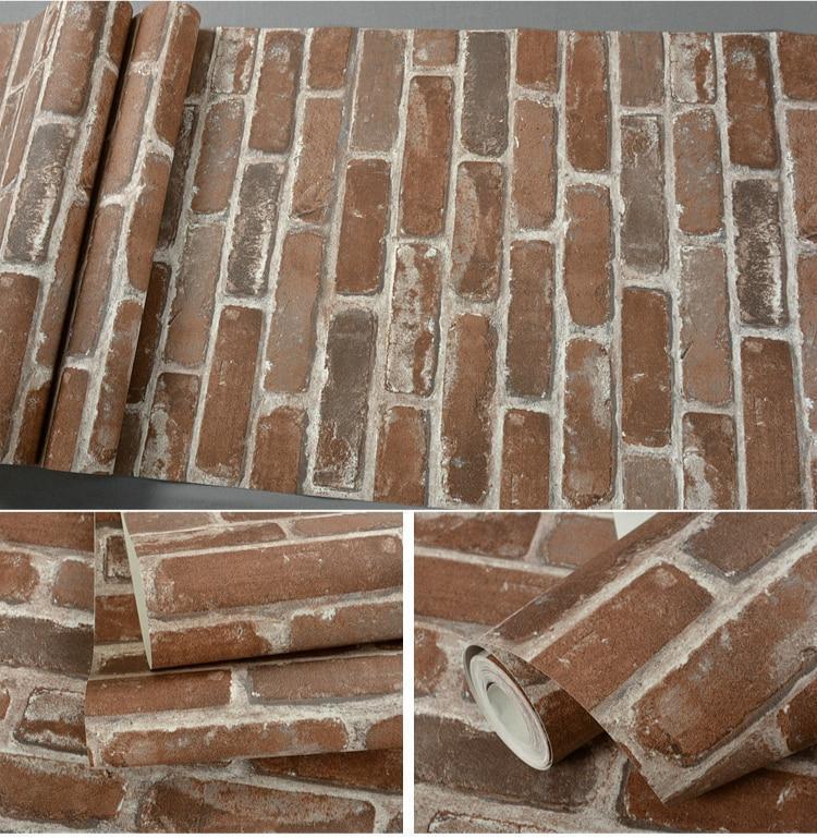 Carter Rustic Brick Wallpaper Roll