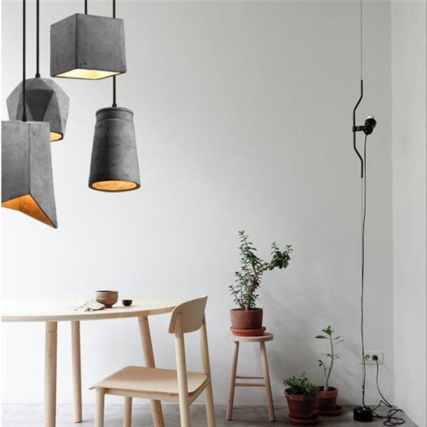 Nordic Cement Hanglamp Armatuur