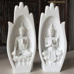 2 stk Buddha-figur