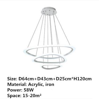 Lampadario nordico a LED Grand