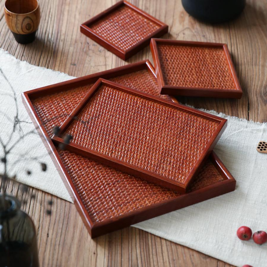 Japanese Style Wooden Tea Tray