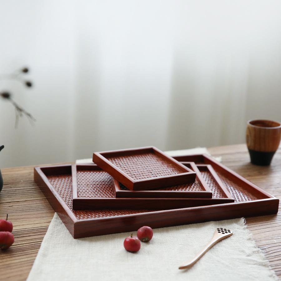 Japanese Style Wooden Tea Tray