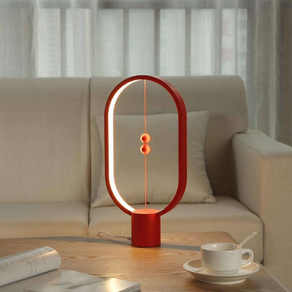 Lampe d'équilibre Heng moderne, flotteur magnétique, lumière intérieure à LED