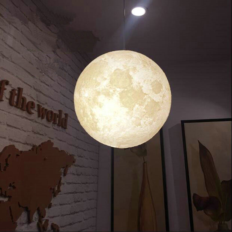 Lampe suspendue 3D pleine lune