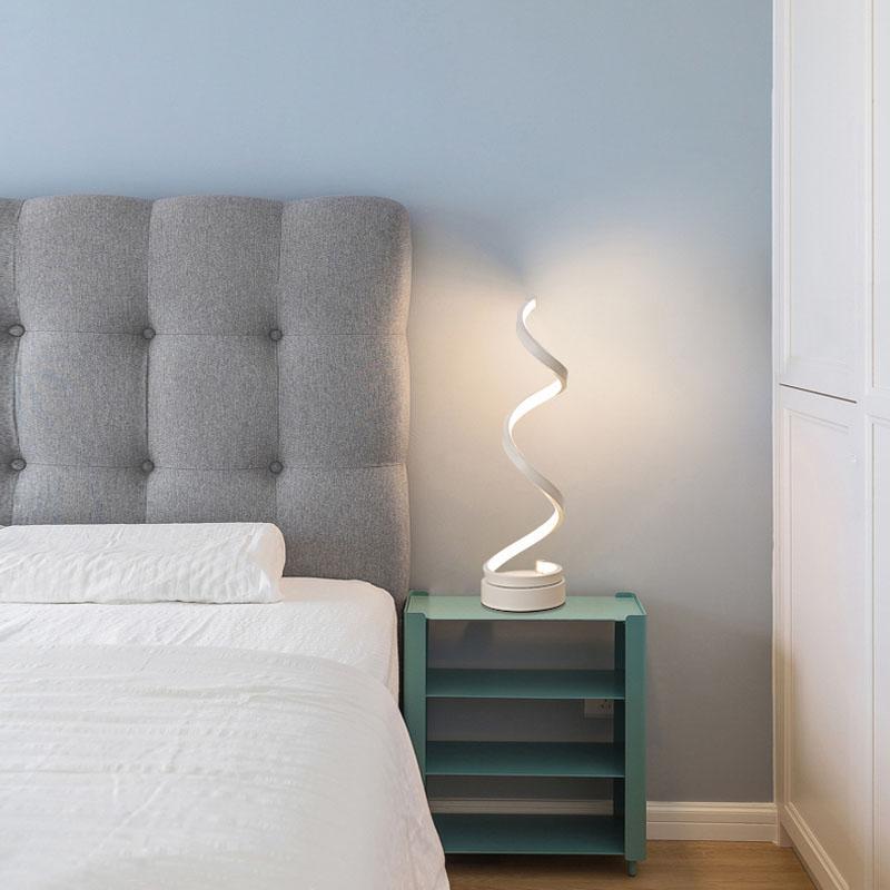 Modern 20W Spiral LED Table Lamp