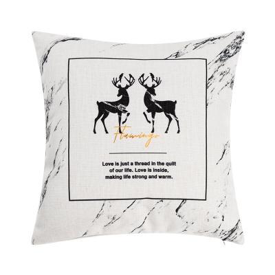 Taies d'oreiller Cerf Noir et Or