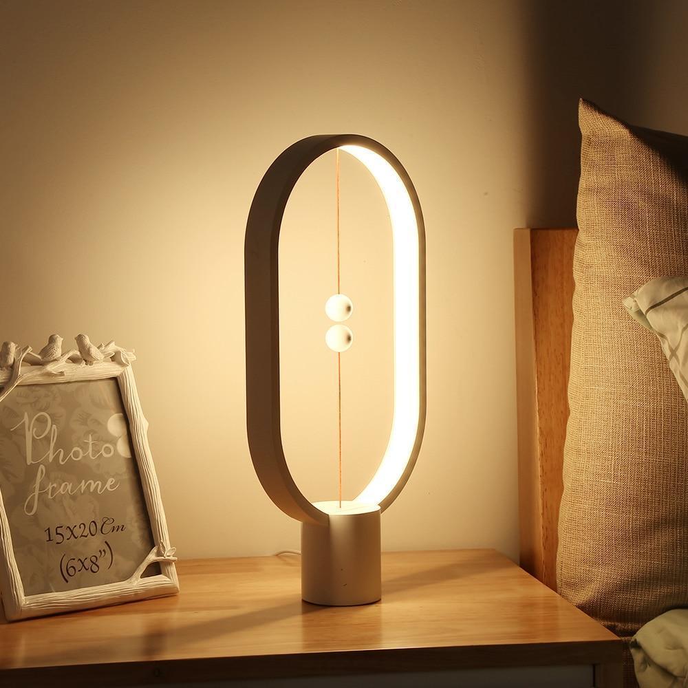 Lampe d'équilibre Heng moderne, flotteur magnétique, lumière intérieure à LED