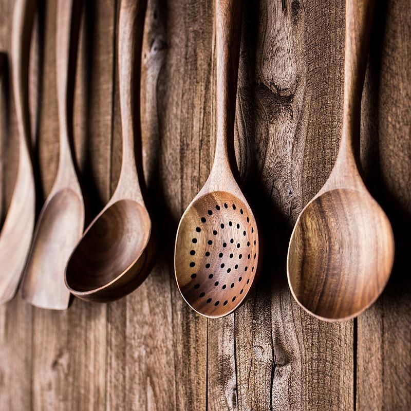 Natural Wood Tableware