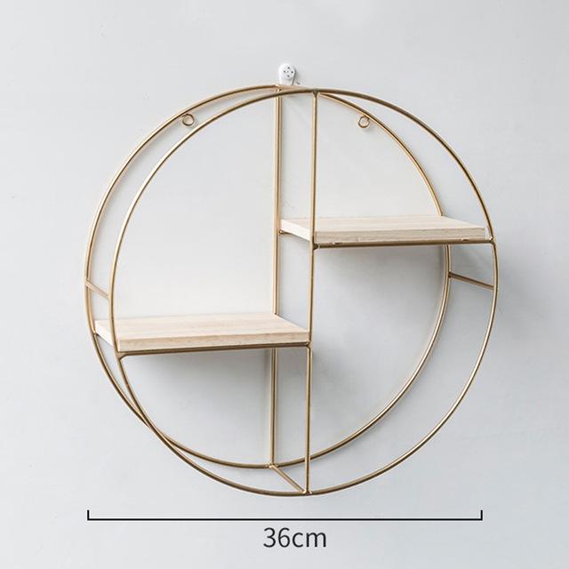 Moderne opbergrekken en decoratieoplossingen