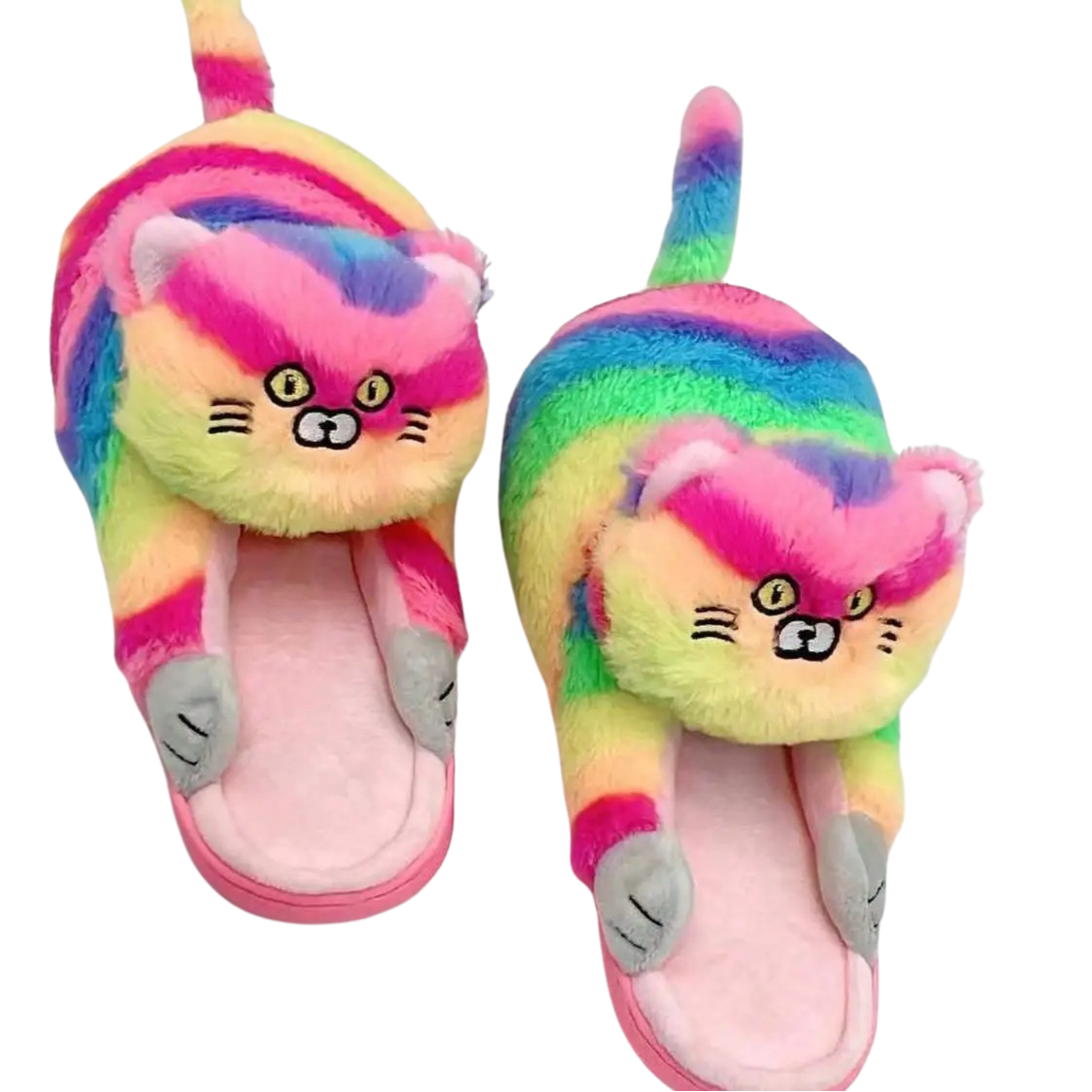 Hugging Cat Slippers - Dames