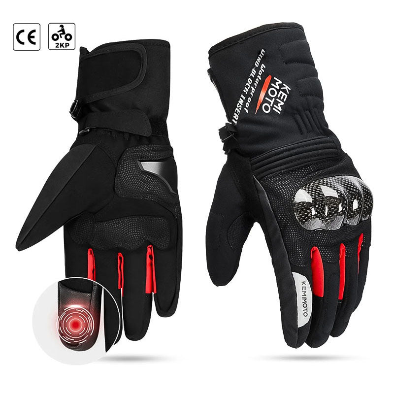 Wasserdichte Winter-Motorradhandschuhe | CE- und 2KP-Zulassung