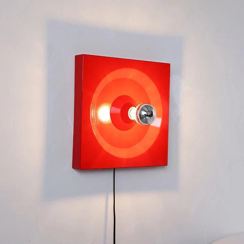 Retro American Space Age Vägglampa – Iron Sconces med LED, Touch Switch