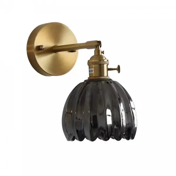 Retro – Wall lamp Glass Tulip button