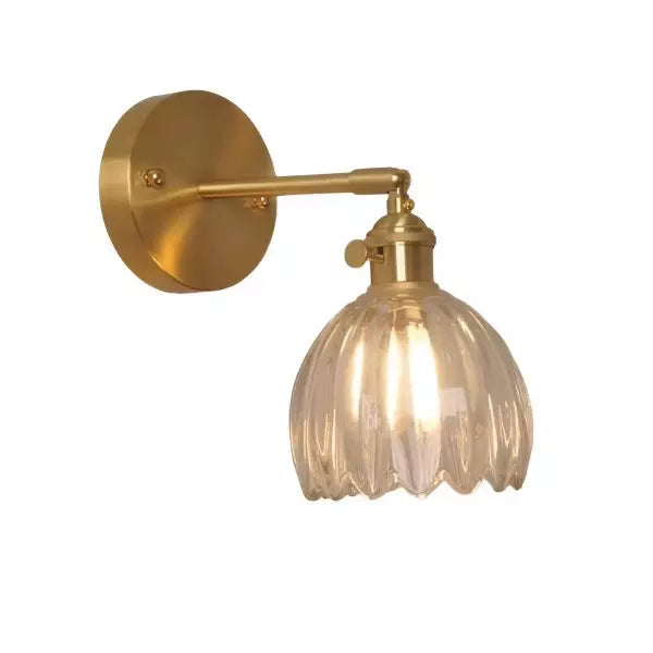 Retro – Wall lamp Glass Tulip button