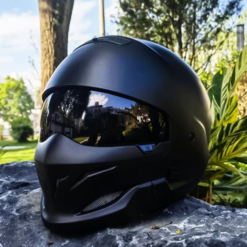 Piloten-Motorradhelm