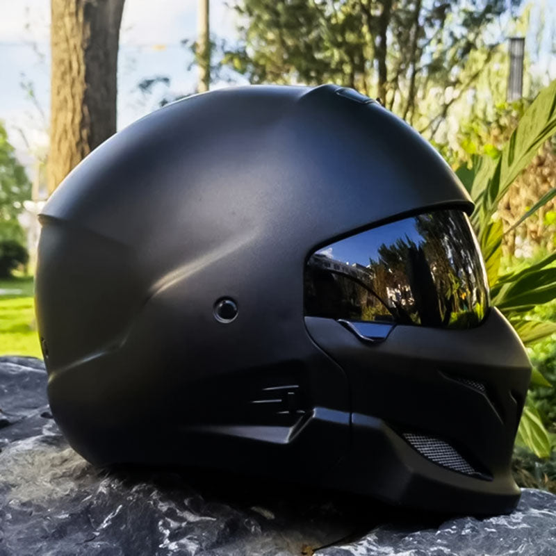 Piloten-Motorradhelm