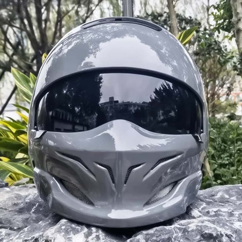 Piloten-Motorradhelm