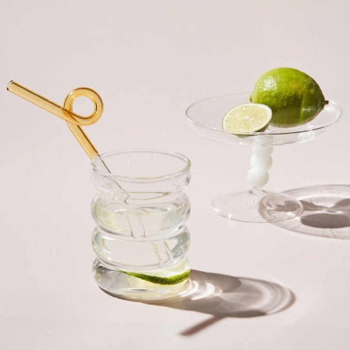 Ripple Glass Tumbler Cup