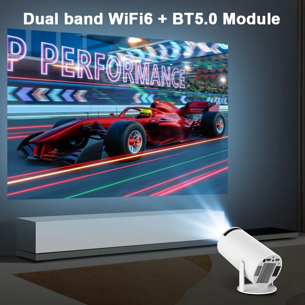 Magcubic - Ultieme draagbare WiFi 6 miniprojector - 200 ANSI lumen - Streamprojector - BT 5.0 - Android - Home Theater