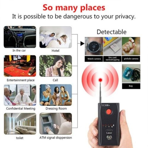 Top Bug Detector with Hidden Camera and Microphone Detection