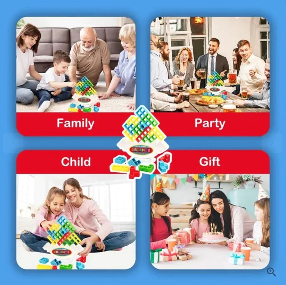 Team Tower Game For Kids & Adults